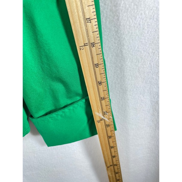 Worthington Green Button Down Top Stretch Long Sleeve Blouse Women's Size 18 - Picture 7 of 11